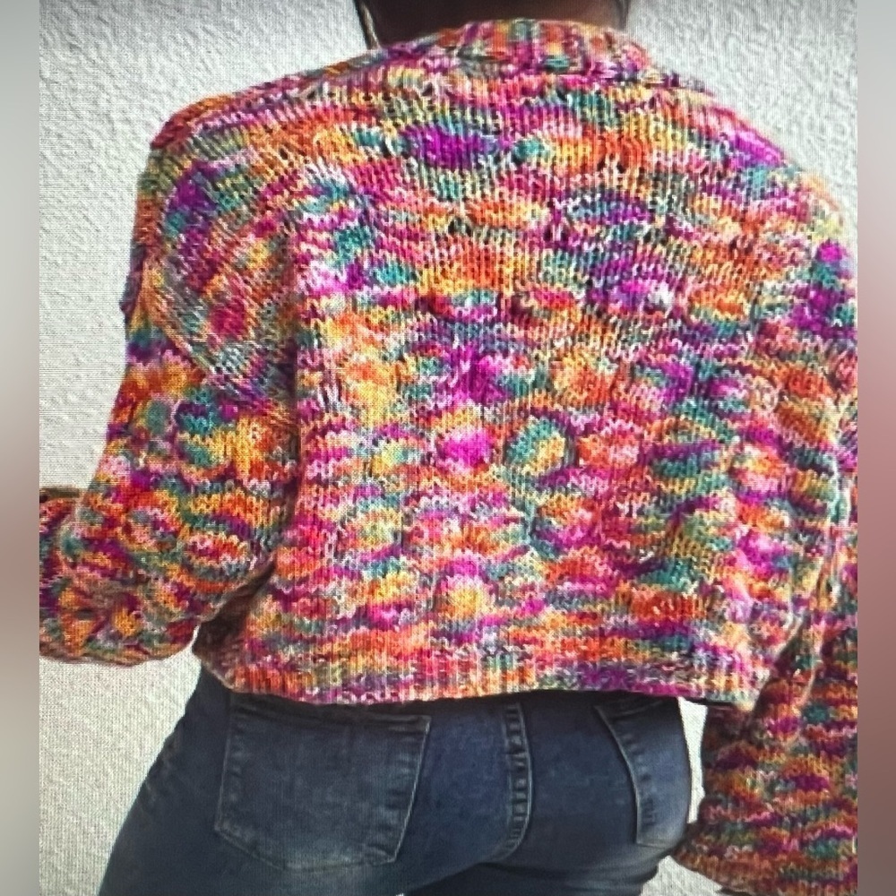 Colorful Knit Cardigan - Picture 2 of 3